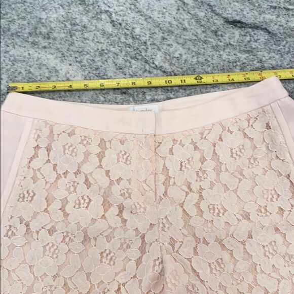 Laundry Size 12 ( L ) Lace Blush Lightweight Dress Shorts  Peach Light Pink - Picture 5 of 8